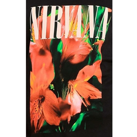 Nirvana Flowers Logo punk rock Official cottonTank Top 2X NWT - Picture 2 of 3